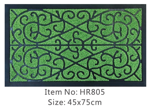 European lawn rubber floor mat, sand - scraping door mat thumbnail