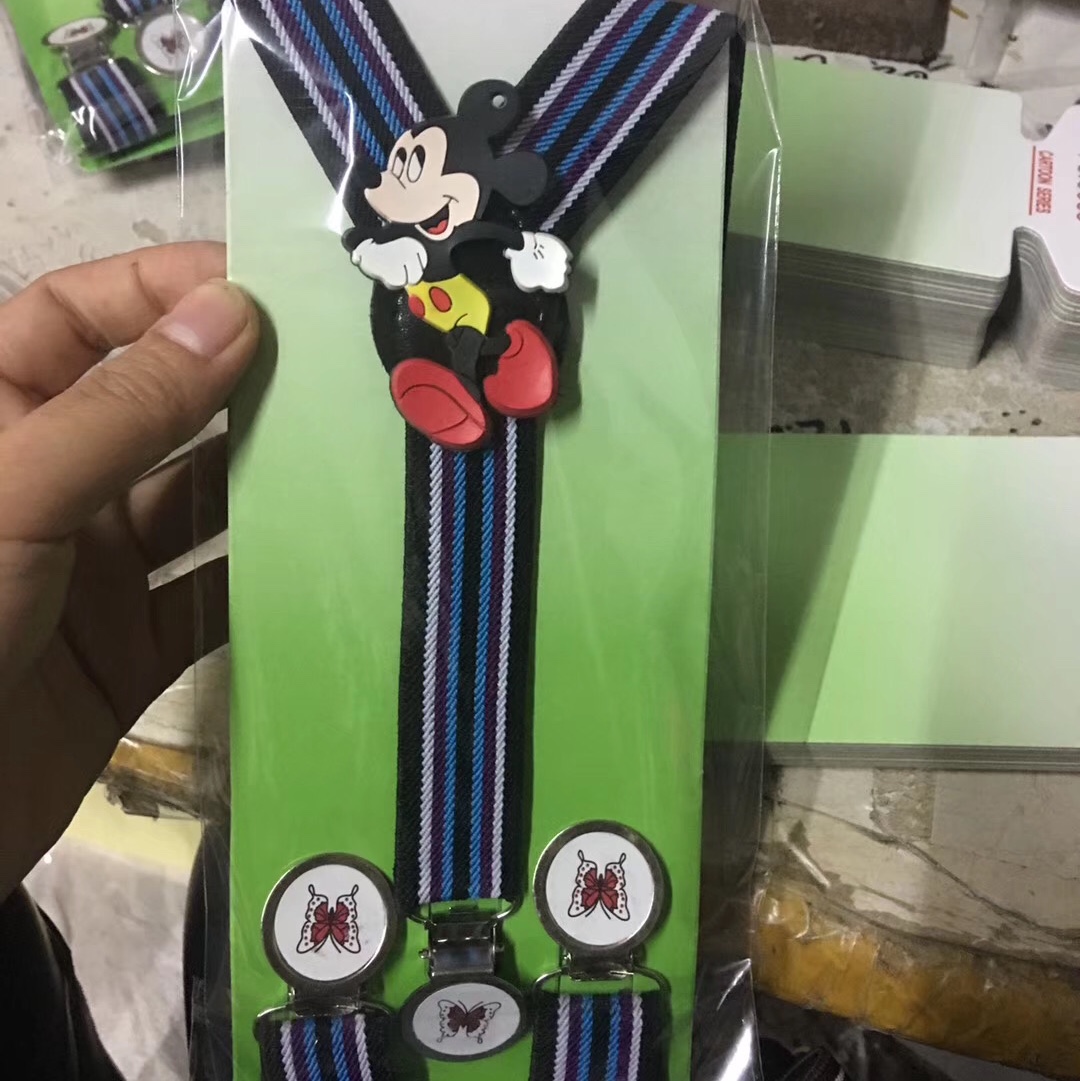 3 Children's cartoon shoulder straps, 3 baby belt straps, 3 shoulder straps for boys and girls in spring and autumn undefined