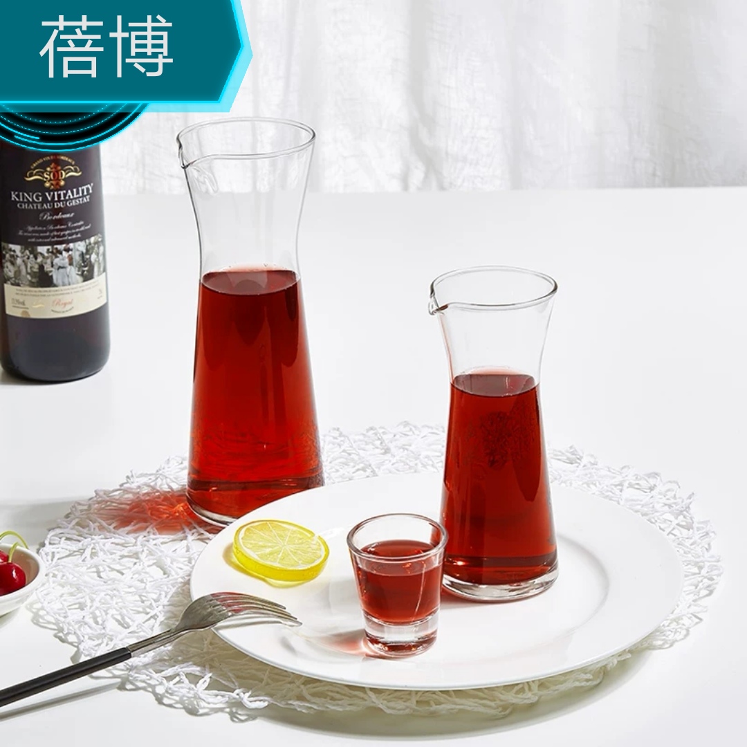 White spirit pot wine divider, red wine decanter, suitable for home, hotel and KTV. Lead-free glass wine vessel for wine