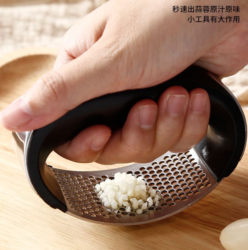 不锈钢手动蒜泥神器产品图