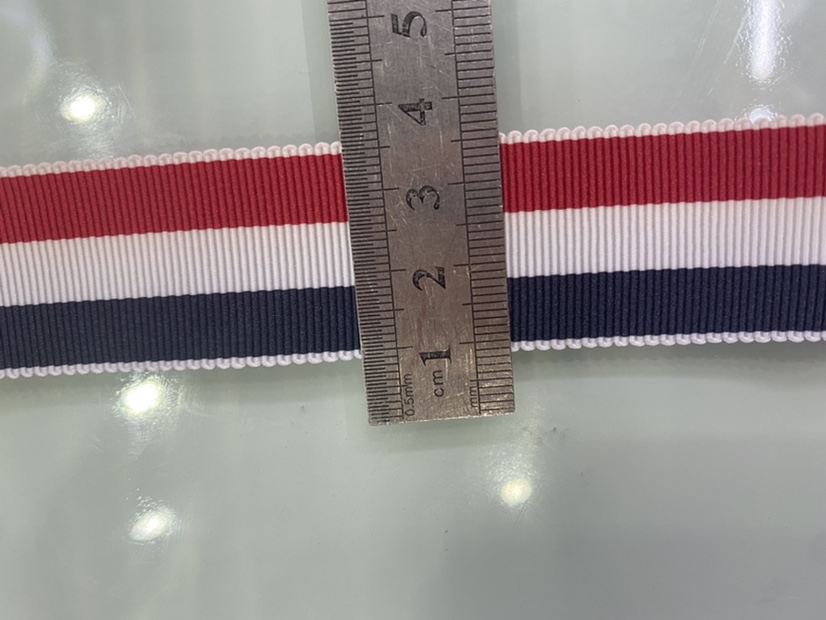 2.5 cm red, white and blue cap band thumbnail