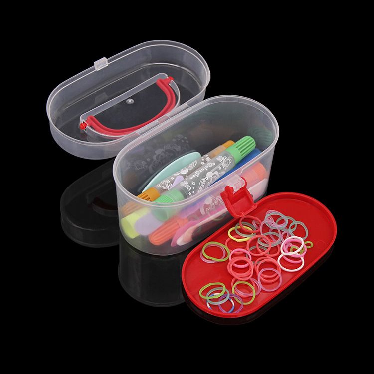 Double-layer small round bucket mini small item organization box, nail polish remover, cotton swab, makeup remover cotton, storage box, tool box Application Scenario