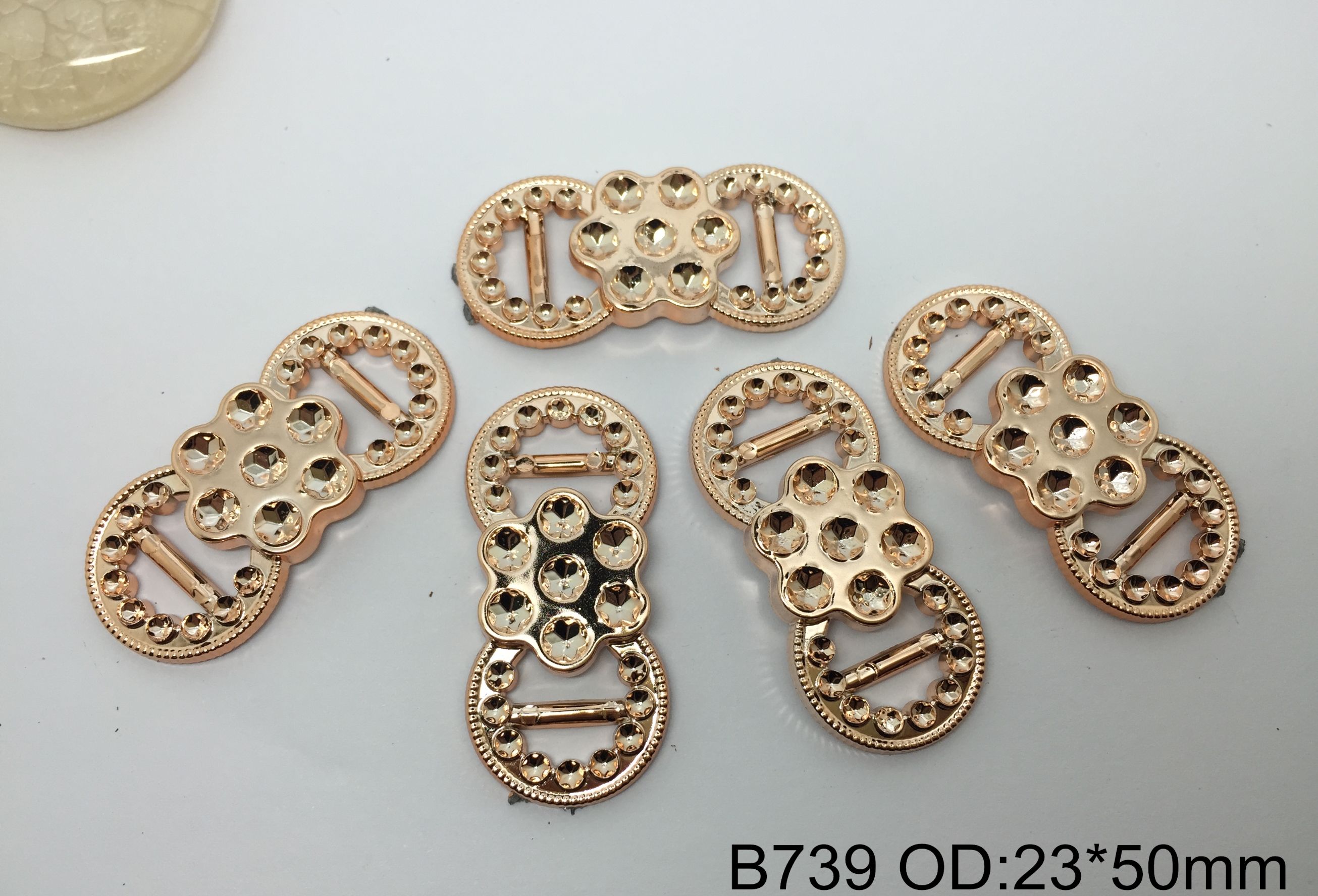Aliexpress Foreign Trade Hot Uv Women's Shoes Shoe Buckle Abs Accessories Bags Creative Fashion Diy Accessories Manufacturers Wholesale full figure