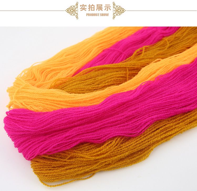Cashmere fine wool, acrylic yarn, expanded yarn, acrylic yarn, poke poke embroidery thread, doll thread, pile cutting wholesale 2 detail image 3