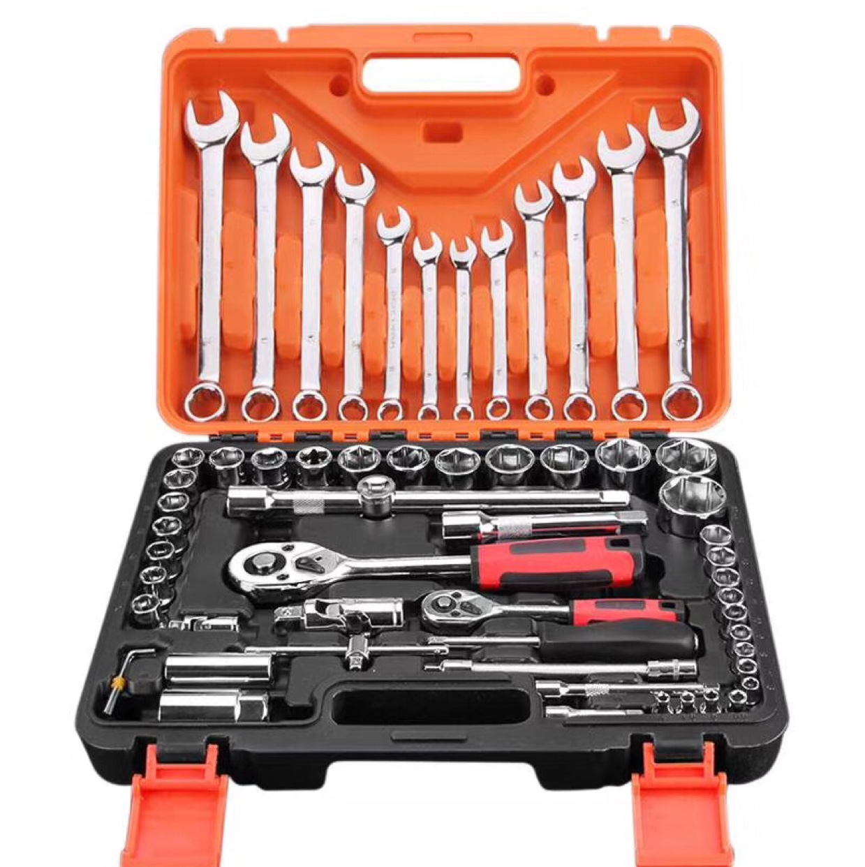 108件套套筒组合套装 37件套汽修工具 五金工具 套筒组套 手动工具组套产品图