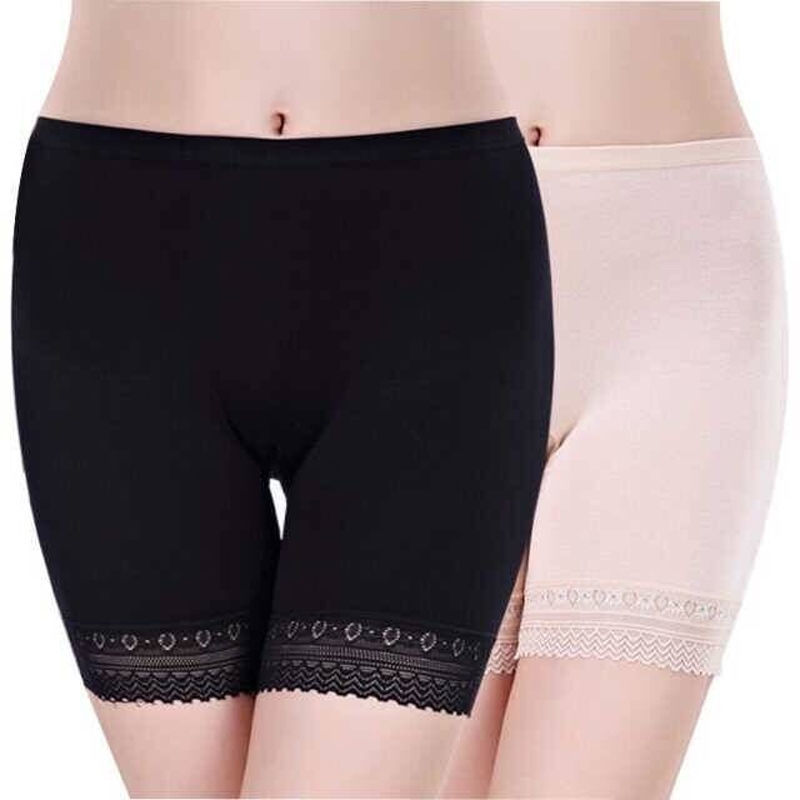 Safety pants, leak-proof pocket women's summer large-sized safety pants, modal thin breathable slimming three-part leggings for women detail image 8