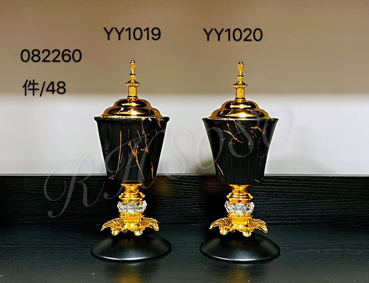 经典陶瓷加铁香炉、中东穆斯林摆件