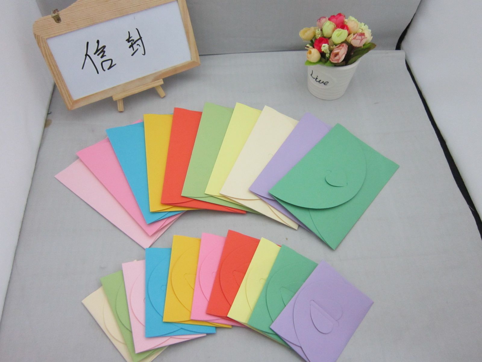 Love clasp high-grade creative envelope Wedding membership envelope paper love butterfly open envelope folder thumbnail