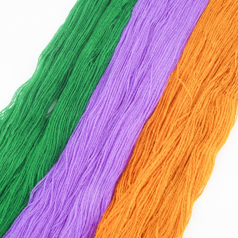 Cashmere fine wool, acrylic yarn, expanded yarn, acrylic yarn, poke poke embroidery thread, doll thread, pile cutting wholesale 2 details Picture