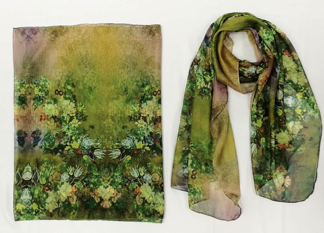 Chiffon Printing Spring, Summer, Autumn And Winter New Variety Silk Scarf 520&42