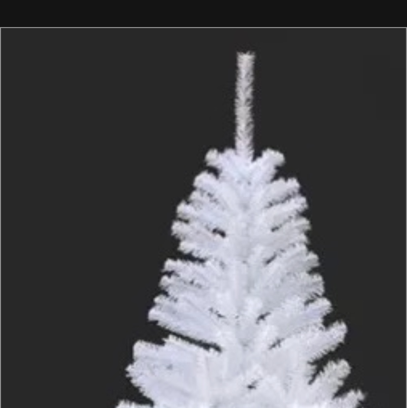 Yiyang Christmas Craft 1.5-meter white PVC material Christmas bare tree Application Scenario