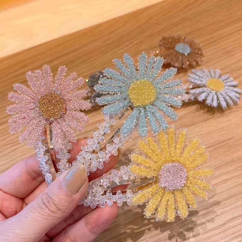 Net red xiao Zou Ju a word clip South Korea INS pearl hair clip female net red hair card girl side clip girl BB clip headdress a word clip hair accessories thumbnail