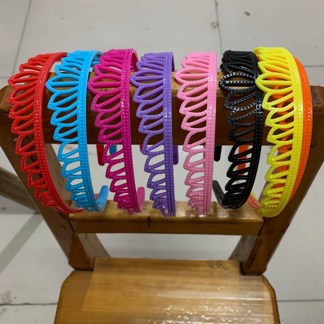 Yiwu International Trade City is good again to jewelry 3569 stalls online popular children's hair band little girl non-slip pressure hair clip Girl baby hair break finishing magic hair clip girl headband hair crown Korea thumbnail