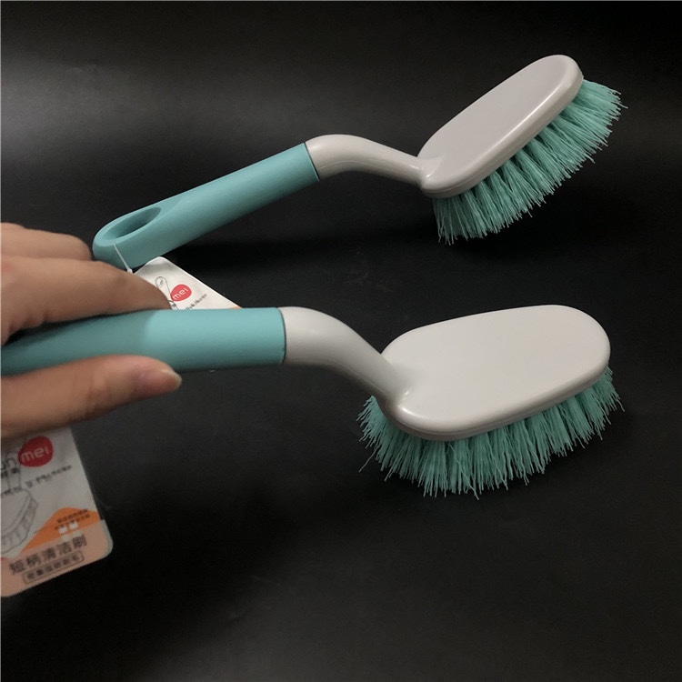 Long handle floor brush bathroom cleaning brush with handle toilet bend handle toilet wall small brush thumbnail
