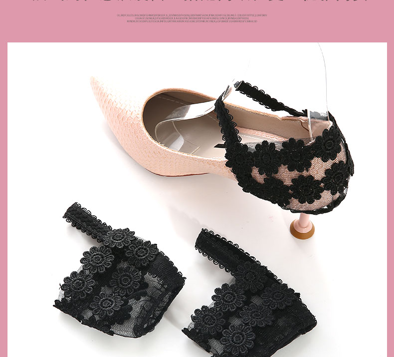 Summer bestseller: High heels with anti-dropping LACES that don't follow the feet. Adjustable lace-tied LACES detail image 3