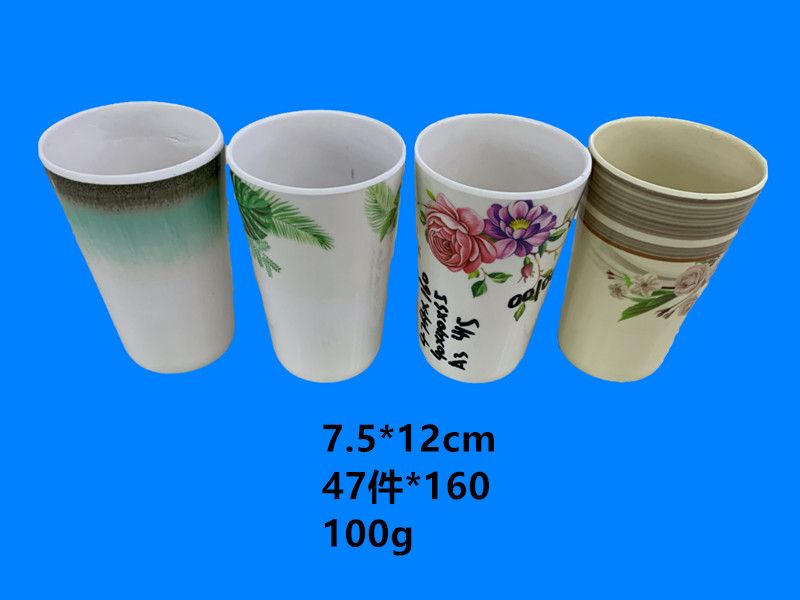 密胺餐具 密胺杯 仿陶瓷杯子 贴花杯 库存低价处理