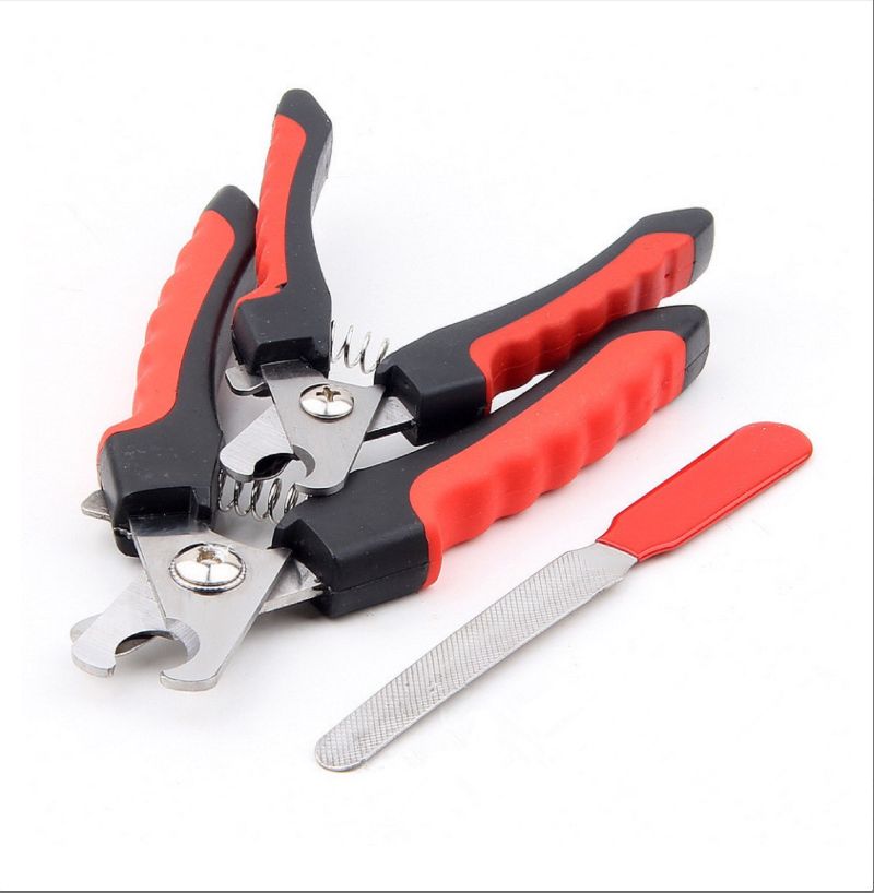 Fengpei pet supplies dog nail clippers dog nail clippers file set manufacturers direct sales large full figure