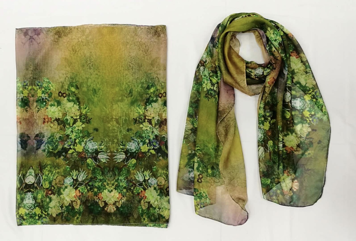 Chiffon Printing Spring, Summer, Autumn And Winter New Variety Silk Scarf 520&42 details Picture