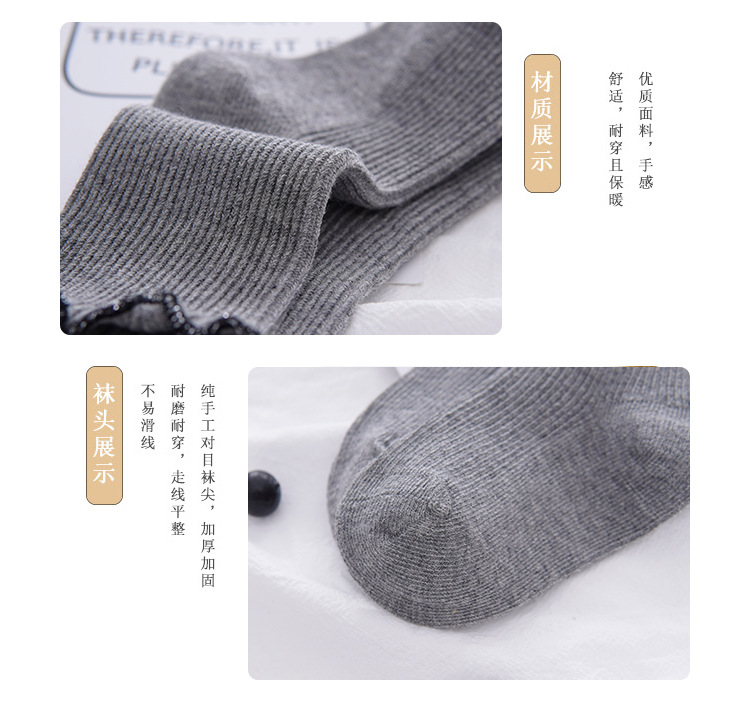 春季可爱宝宝公主👸花边 精梳棉宝宝淑女袜 宝宝保暖袜-M1805详情图10