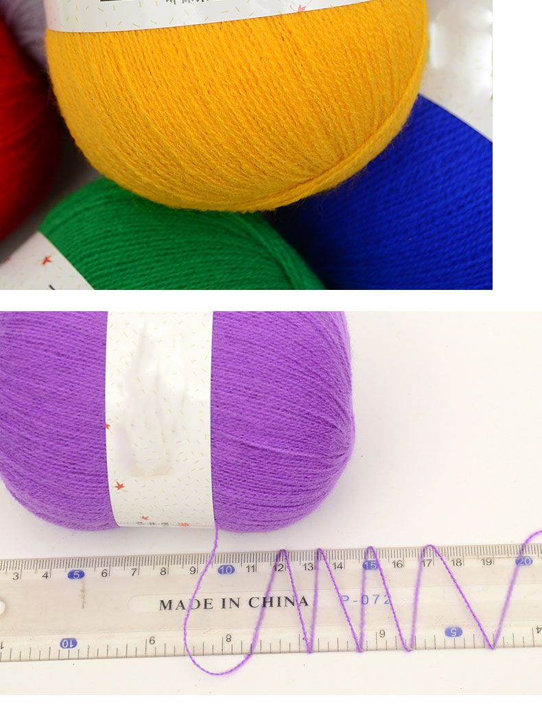 Cashmere fine wool yarn, acrylic yarn, puffed yarn, mohair combined yarn, wool and cashmere companion yarn, fine yarn, baby three detail image 5