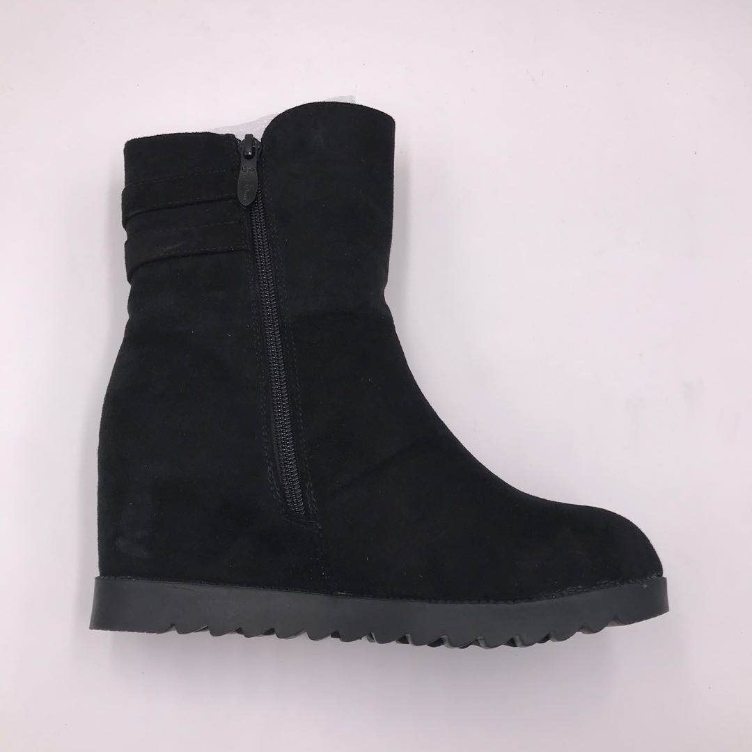 Women's casual flat mid-to-high-top cotton boots for autumn and winter are in vogue Specification image
