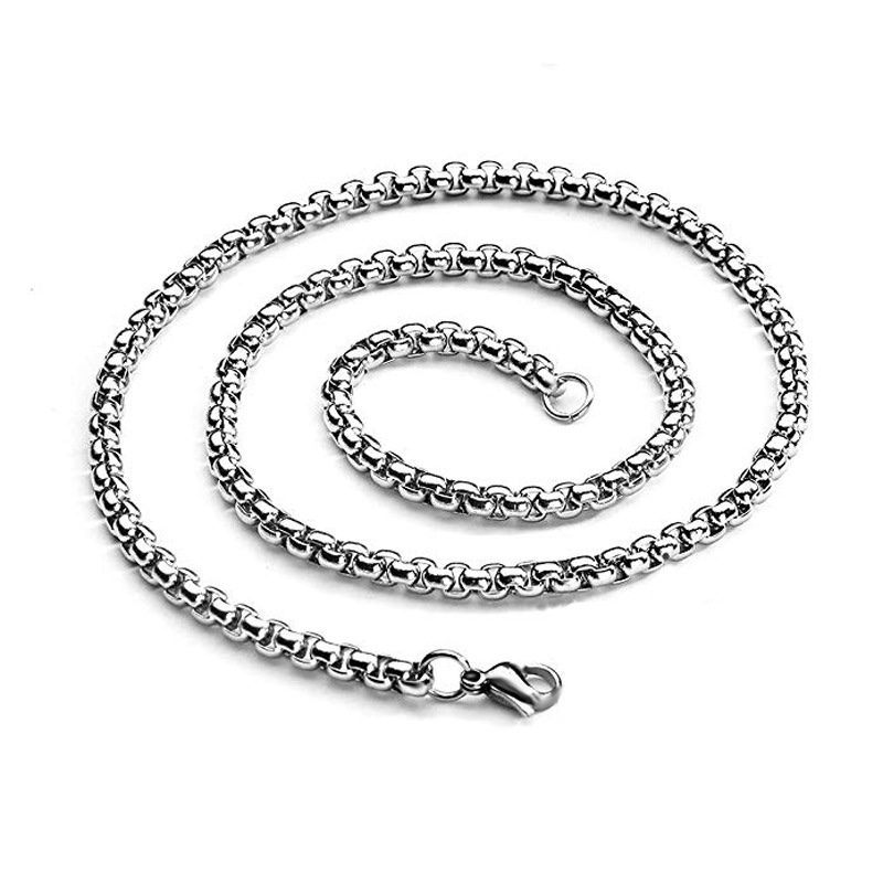 Fashion versatile pearl men's necklace 55cm