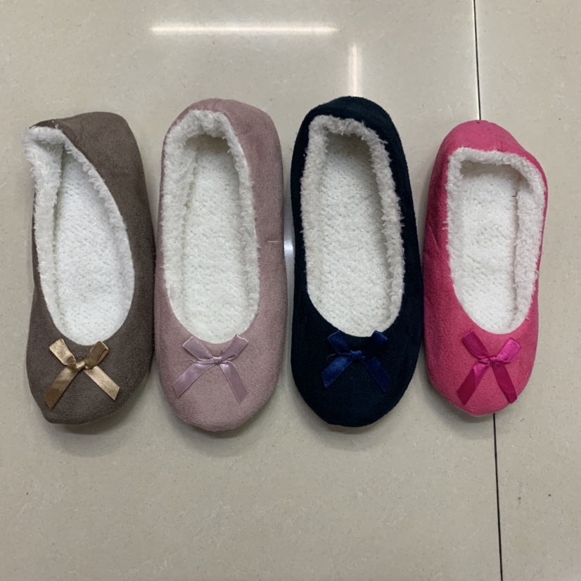 麂皮绒蝴蝶结月子鞋舞蹈鞋跳舞鞋