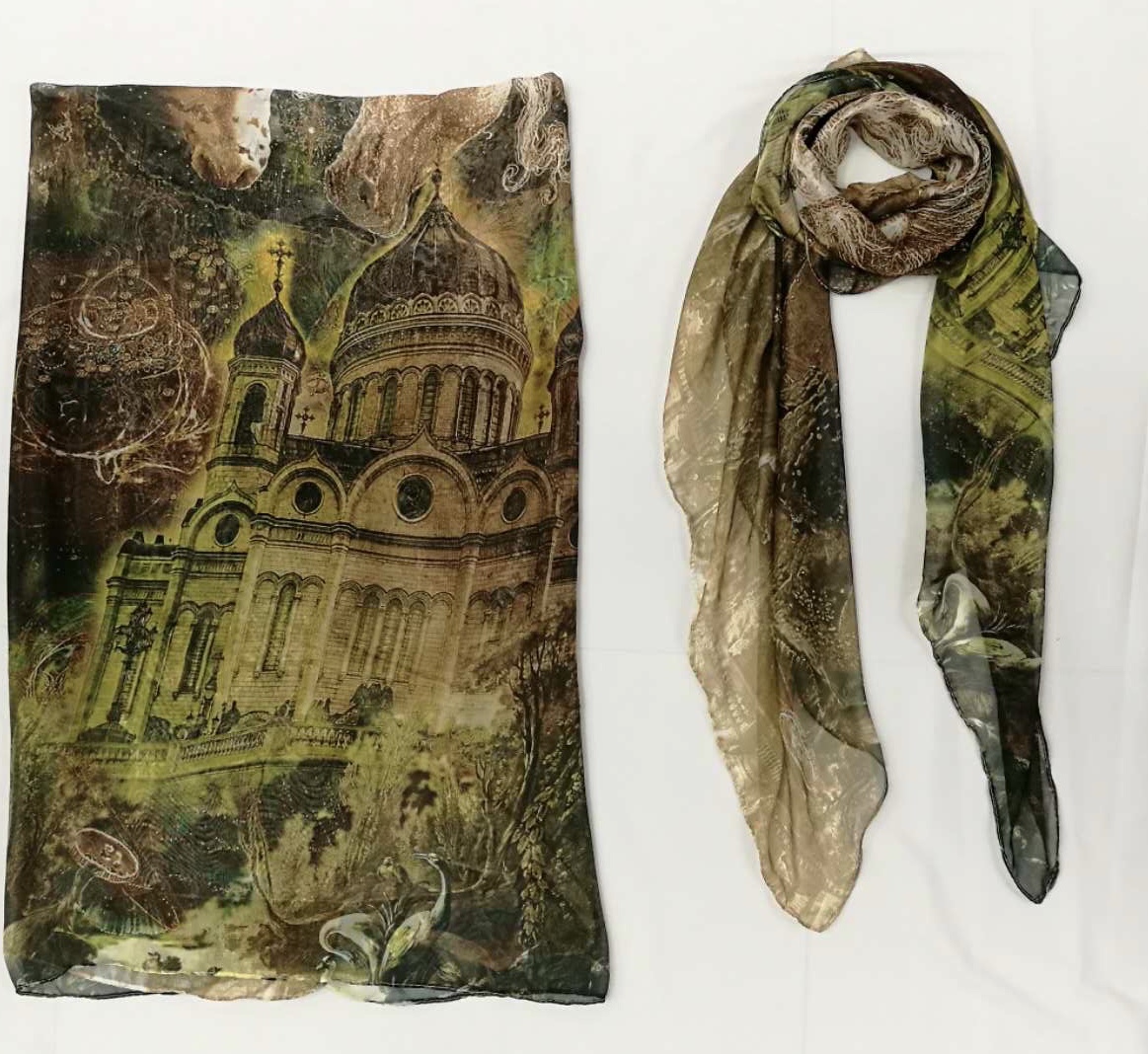 Chiffon Printing Spring, Summer, Autumn And Winter New Variety Silk Scarf 520&46