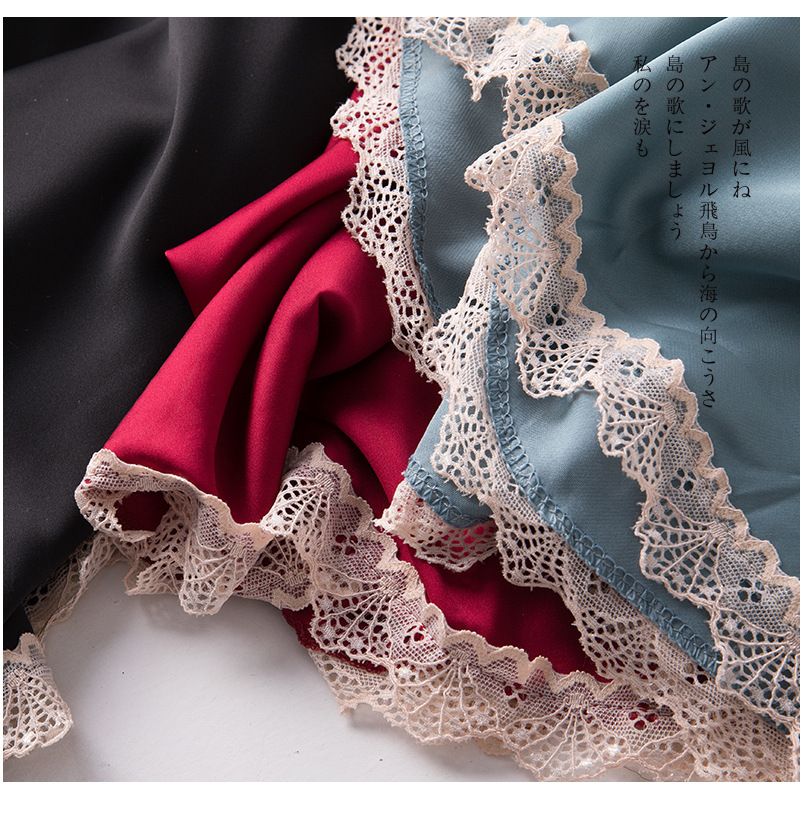 2020 Pajama Ladies Lace Halter Shorts Two-Piece Sexy Ice Silk Home Wear With Chest Cushion Item Picture