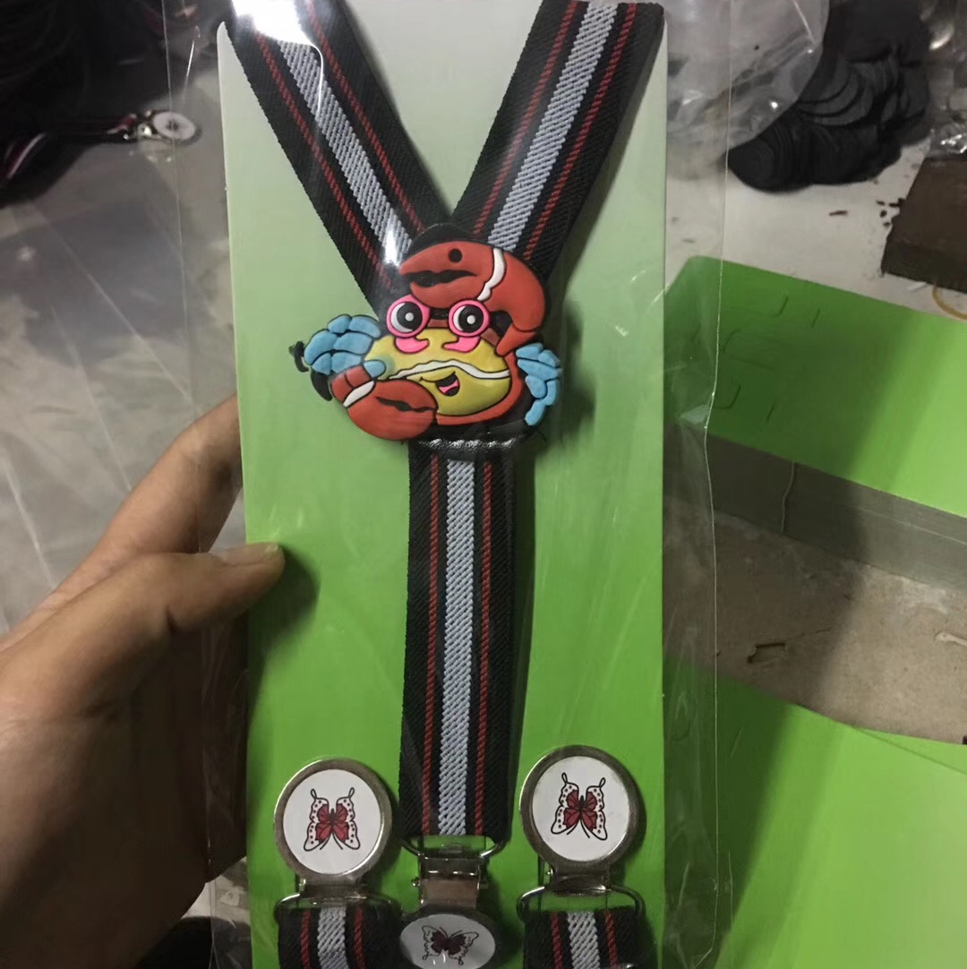3 Children's cartoon shoulder straps, 3 baby belt straps, 3 shoulder straps for boys and girls in spring and autumn undefined