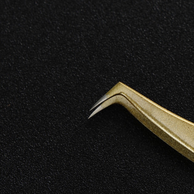 Navina Avya Grafting False Eyelash Special Tweezers Golden Eagle Clip For Foreign Trade Specification drawing