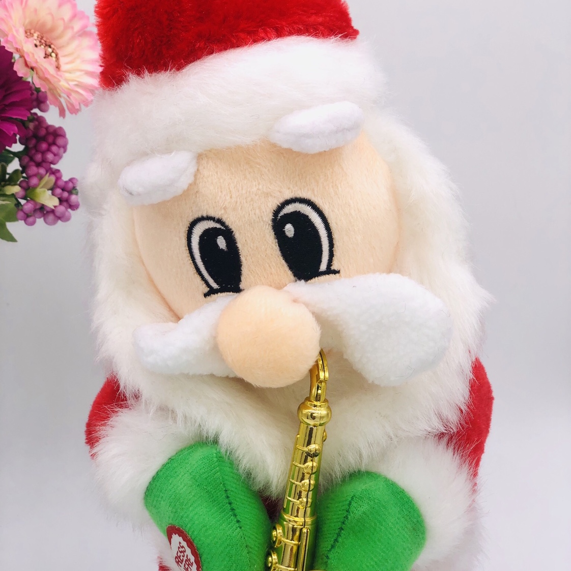 Factory direct sales of new genuine Christmas saxophone playing old man small electric toys for the elderly Item Picture