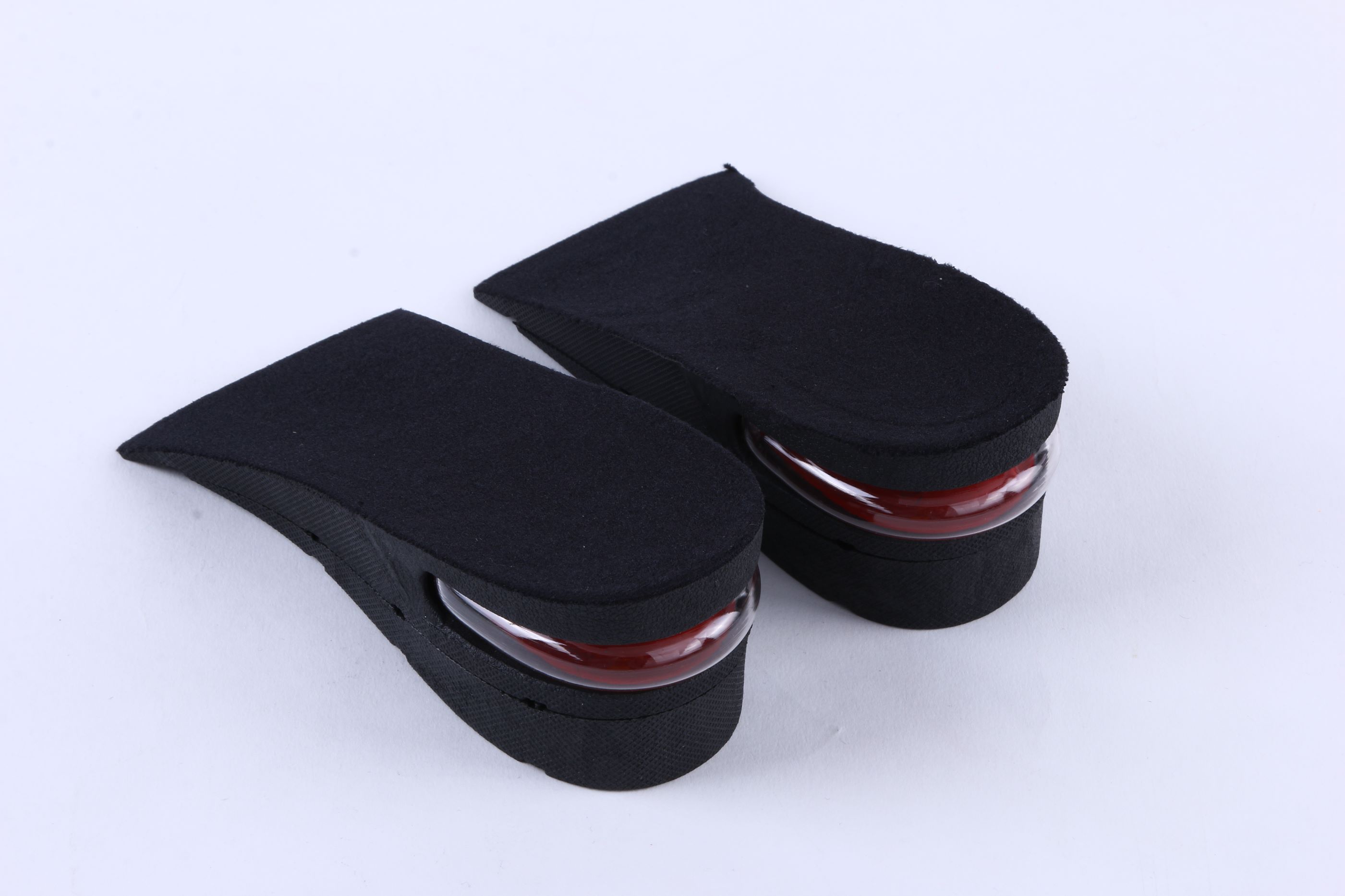 Black double-layer PVC semi-pad height-increasing pad