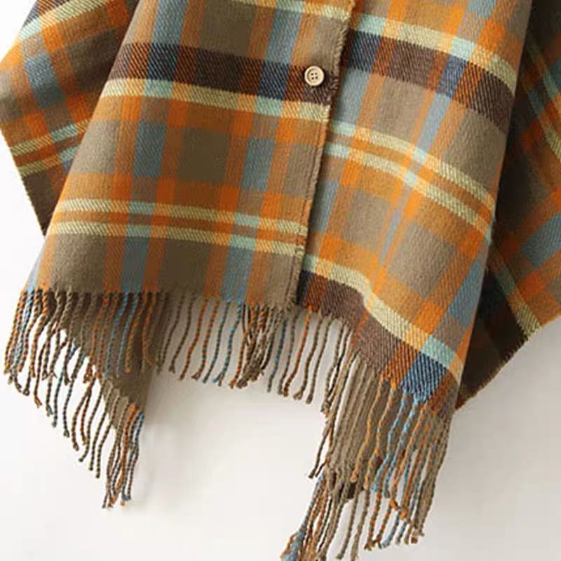 Women's Shawl Fashion Autumn And Winter Coats All Match Thick Casual Explosive Scarf