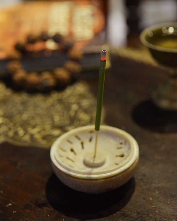 皂石多用圆香炉详情图5