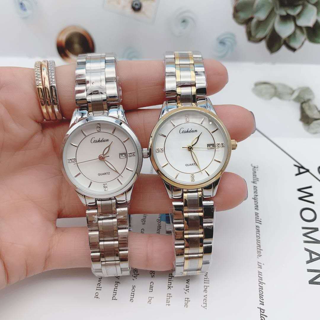 Hitton stainless steel calendar waterproof women's watch live-streamed by Internet celebrities details Picture