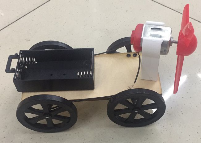DIY wind car battery