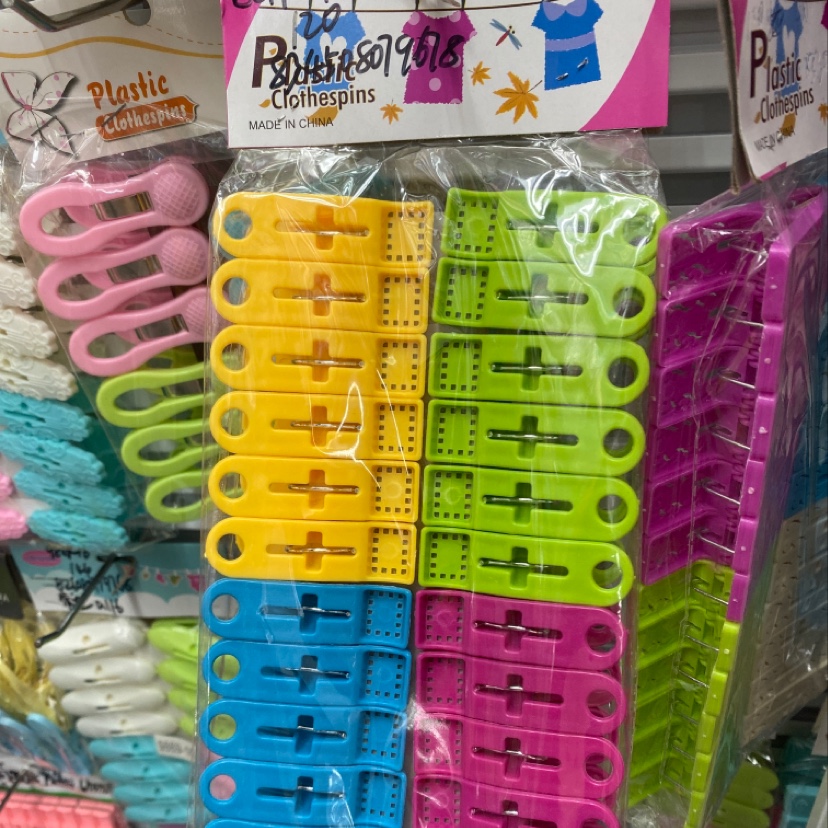 Plastic tongs drying quilt windproof clip clothespin underwear sock strap storage quilt clothes drying clip 8817 thumbnail