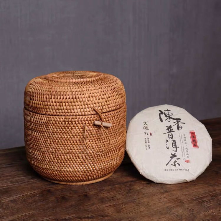 圆边宽体七饼茶叶罐收纳罐
