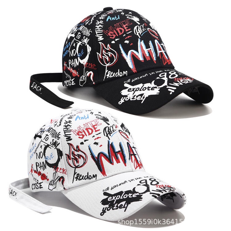 Graffitied baseball cap thumbnail