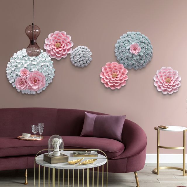 Creative home sweet wall decoration soft decoration hanging decoration aisle TV table flower background wall decoration thumbnail