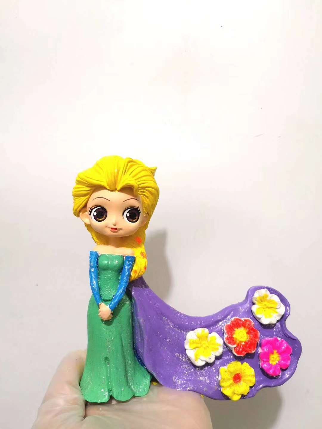 DIY手工涂鸦公主系列细节图