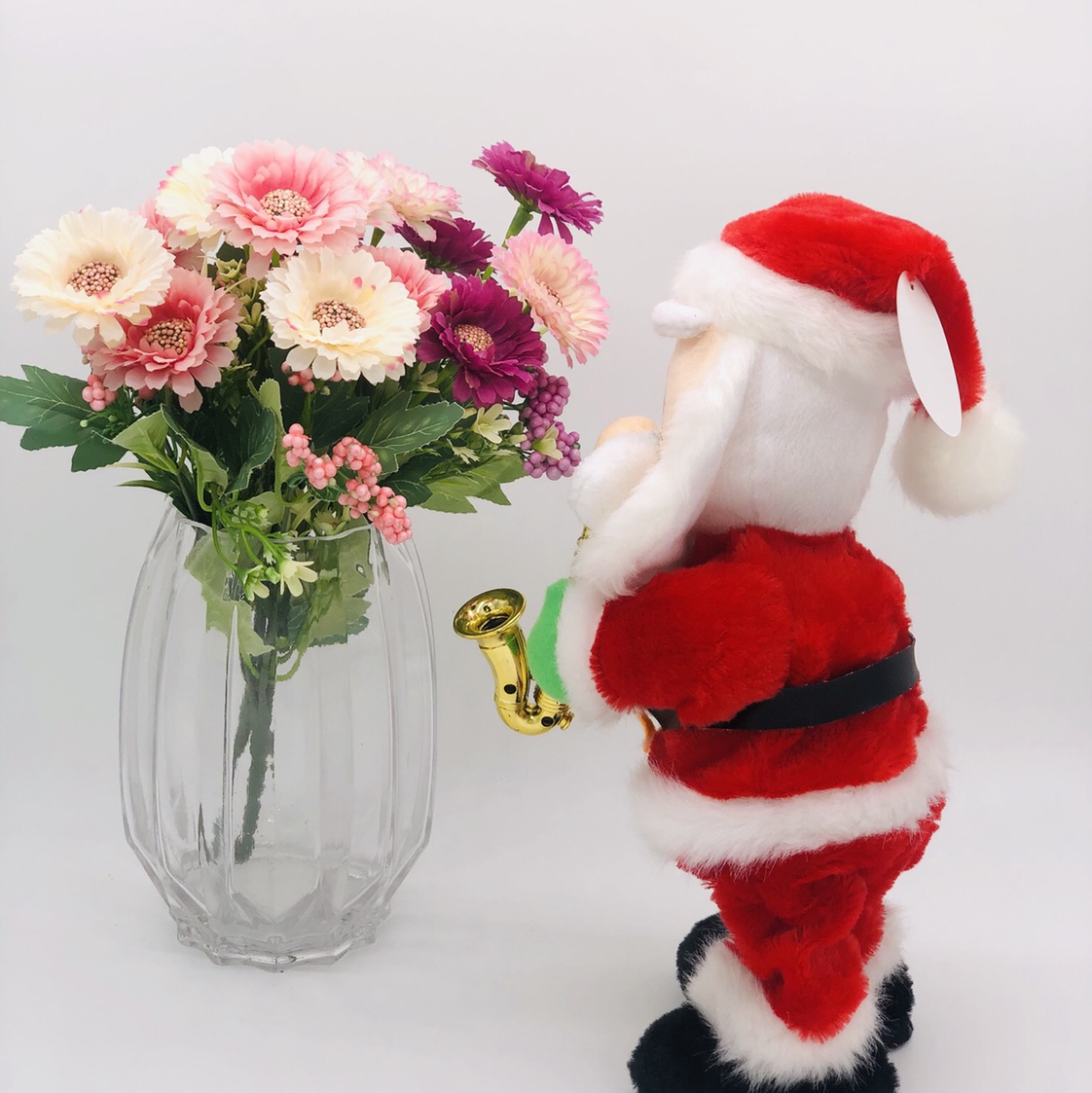 Factory direct sales of new genuine Christmas saxophone playing old man small electric toys for the elderly Specification image