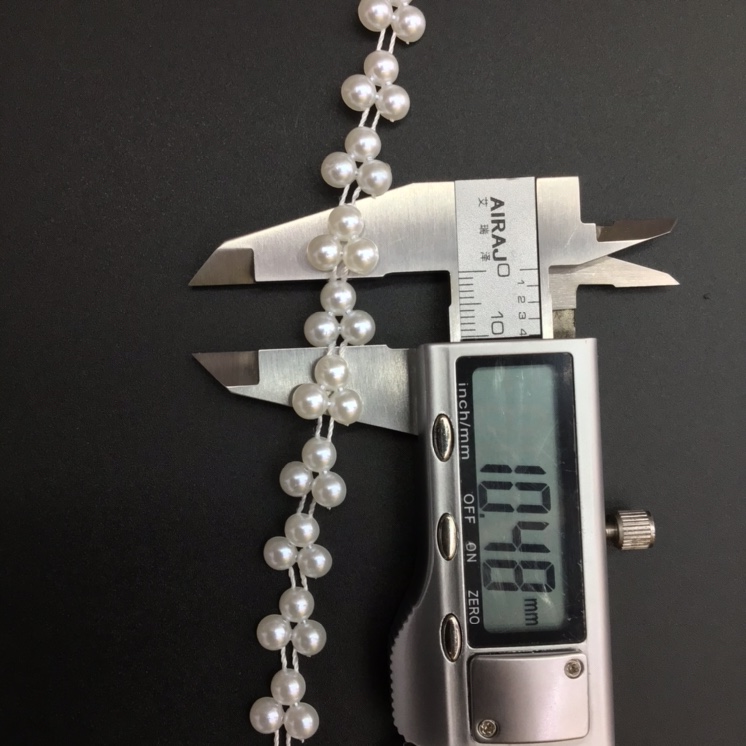 Wholesale of 6mmABS triangular bead handcrafted DIY headwear, wedding dress, skirt and garment accessories, handicrafts and accessories undefined