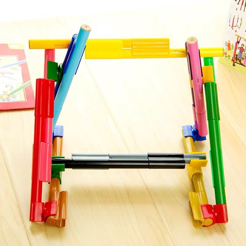 The 60-color pp gift box from Faber-Castell in Germany can be fully assembled with building blocks, watercolor pens for children and toddlers to fill in and draw, and is washable details Picture