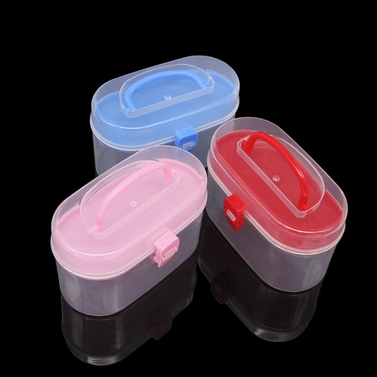 Doble tamaño pequeño cubo redondo mini artículos pequeños caja organizadora toalla removedora de uñas hisopo de algodón desmaquillante caja de almacenamiento de algodón caja de herramientas