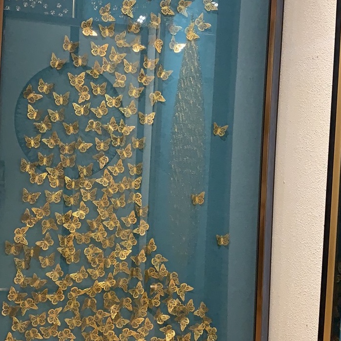 纯手工实物画玄关客厅餐厅装饰画详情图8