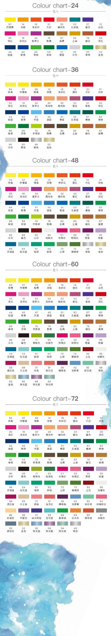 Faber-castell 48-color colored pencils from Germany, children's doodling coloring, student drawing water-soluble colored pencils detail image 9