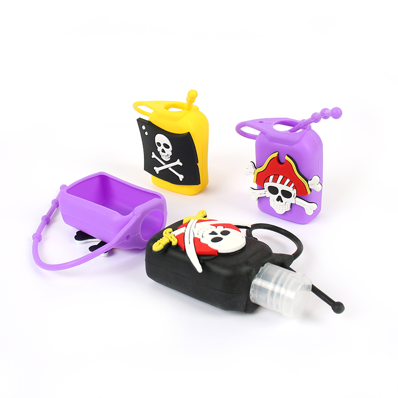 环保卡通动物免洗洗手液套便携式30ml硅胶套