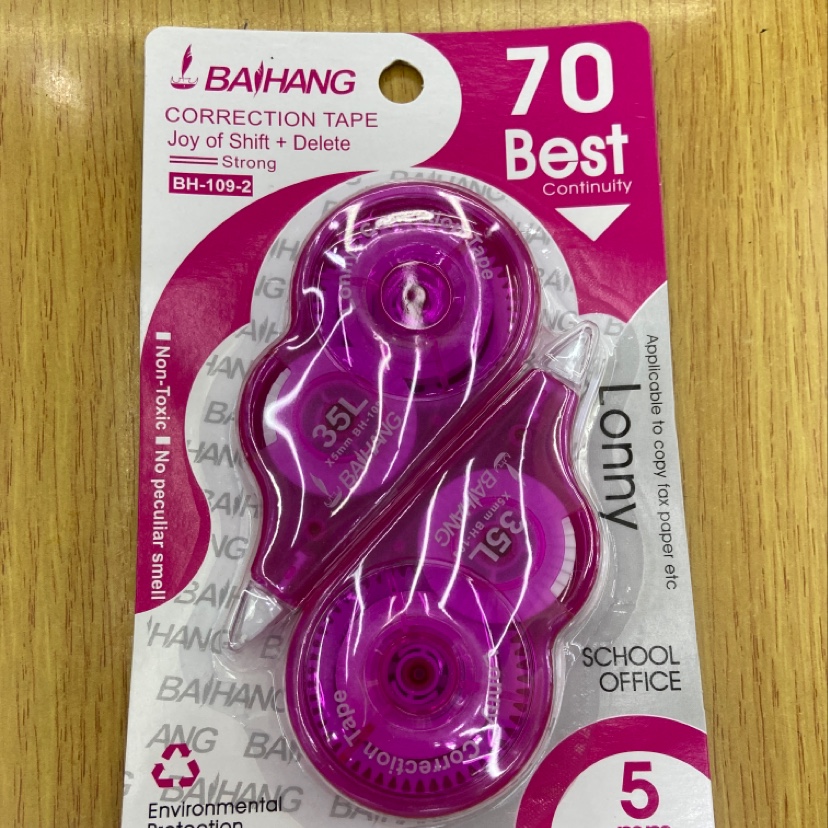 Correction tape for export products
